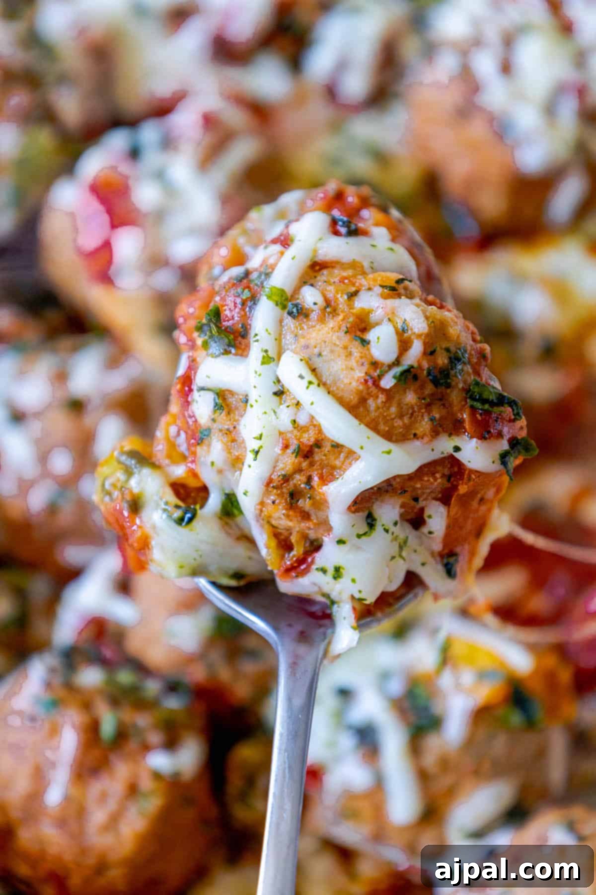 Italian Meatball Skillet Melt 3 A Cheesy Meatball Skillet.