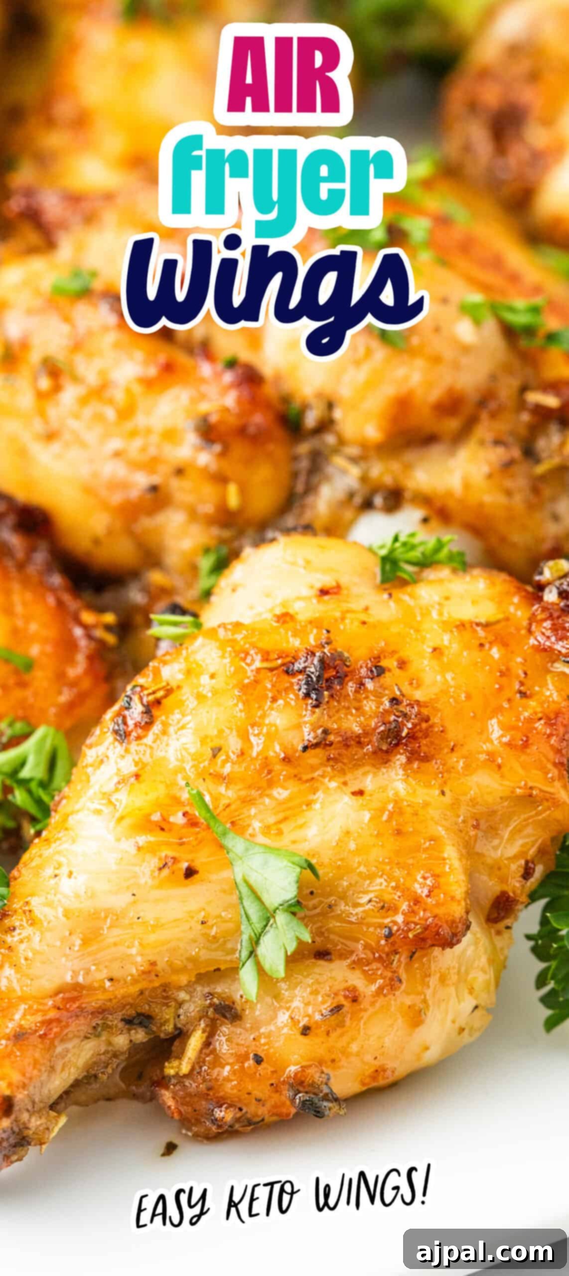 Crispy Air-Fried Wings 13 Easy kid-friendly air fryer chicken wings, perfect for any family meal.