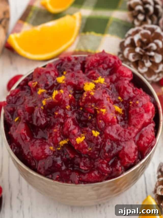 Orange Cranberry Sauce Recipe