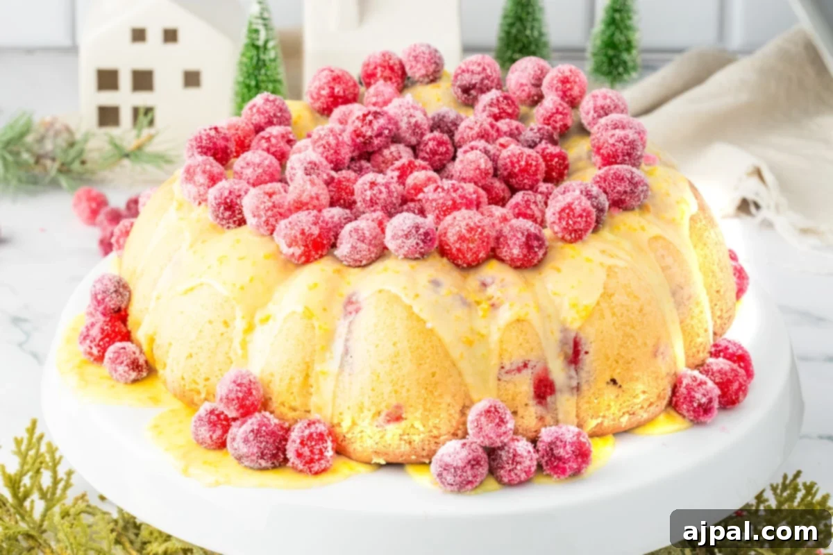 Cranberry Orange Bundt Cake Recipe