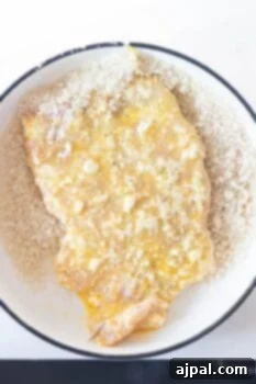 Dip in breadcrumbs