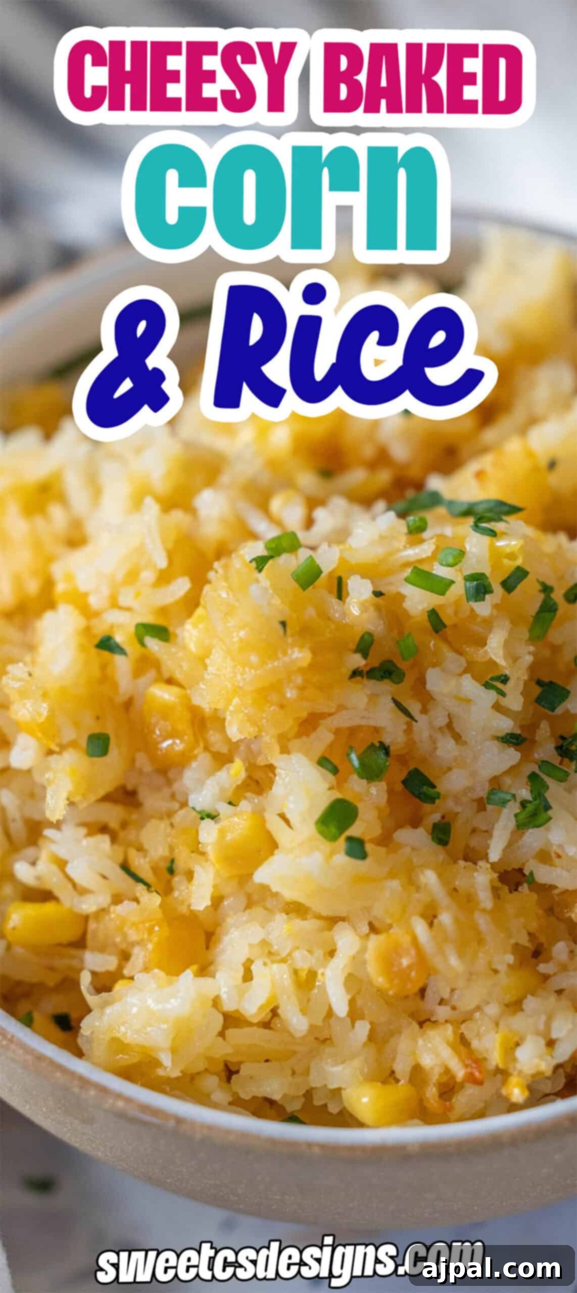 Cheesy Baked Corn & Rice