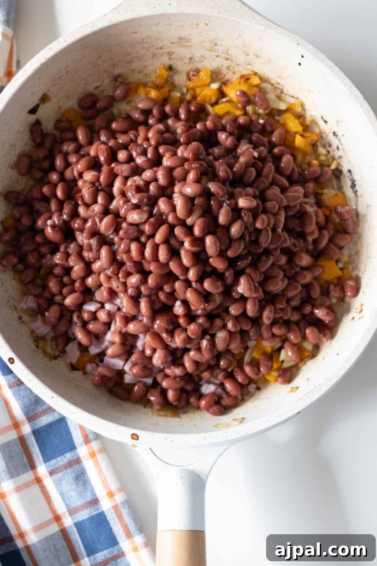 Adding Beans and Seasonings