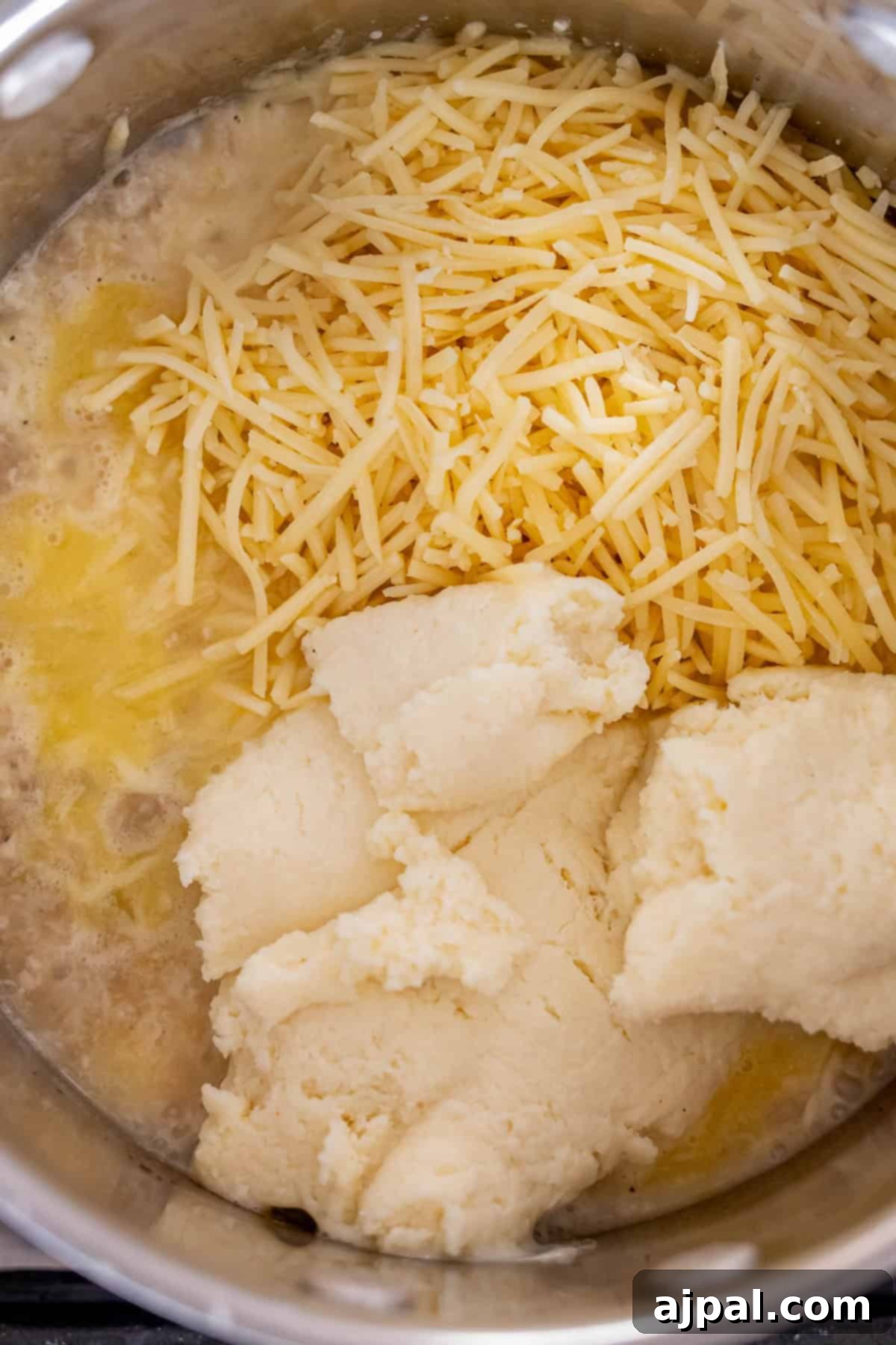 Cheese and wine melting