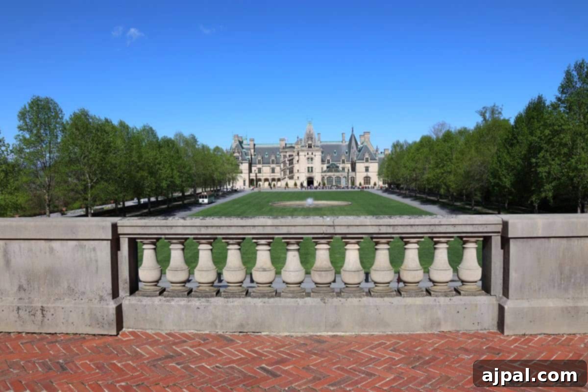 Biltmore House with gardens