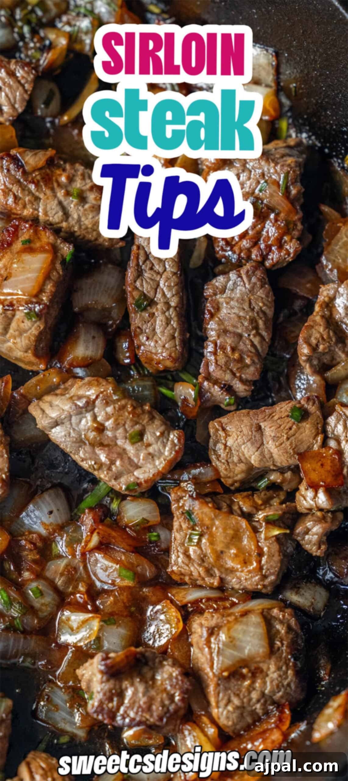 Sirloin Steak Bites 12 Sirloin Steak Tips in a Pan