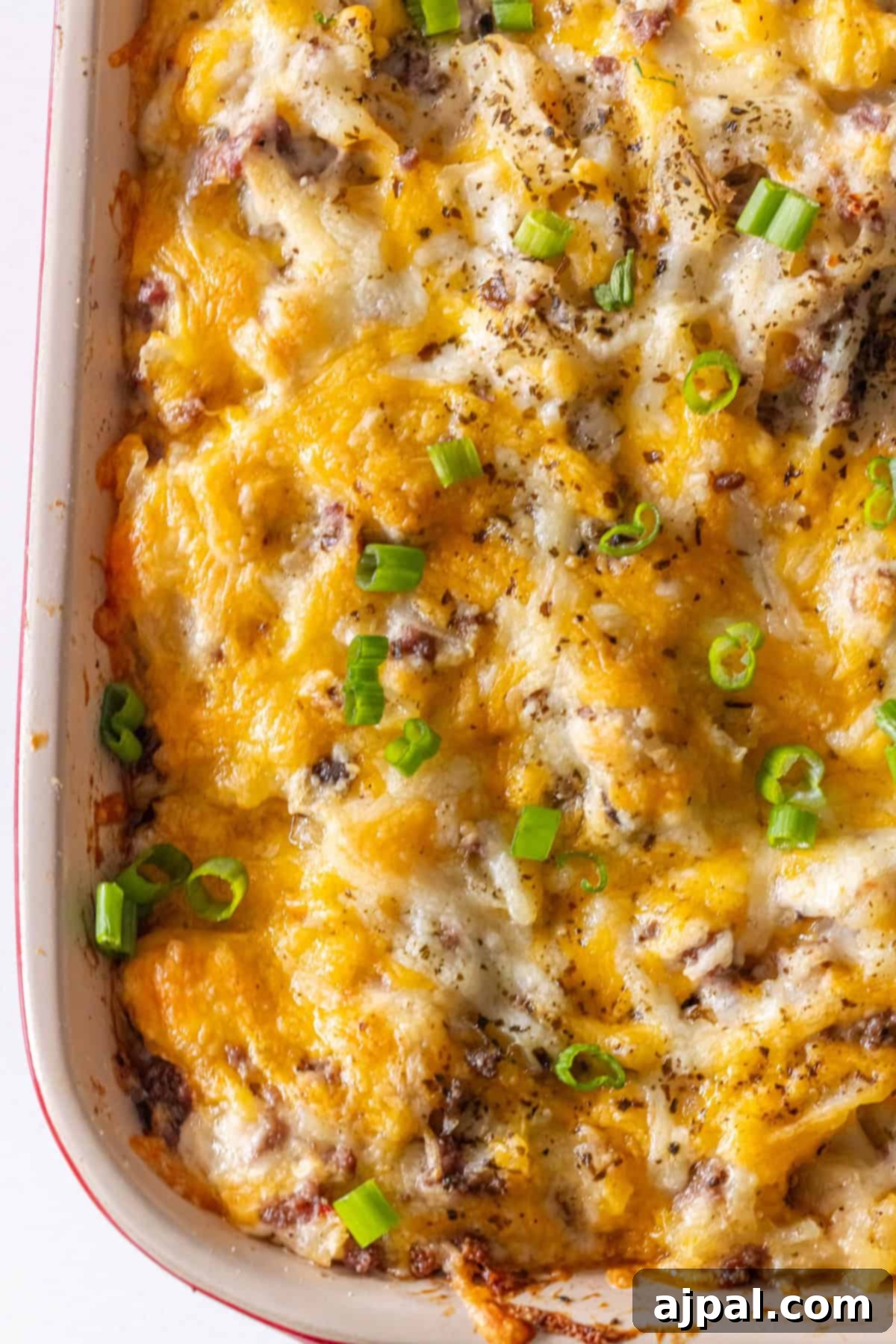 Cheesy Ground Beef and Potato Bake 2 Cheesy Ground Beef Casserole