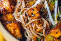 Soba Noodle Stir-Fry with Crispy Tofu