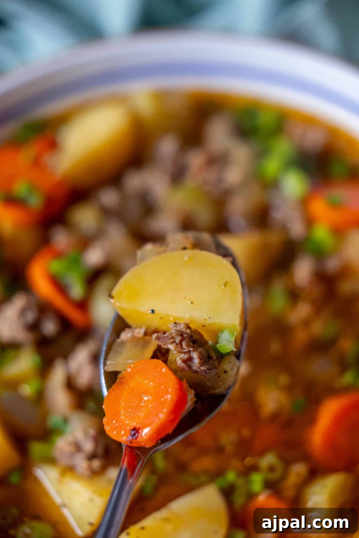 Spoonful of Sausage Vegetable Soup