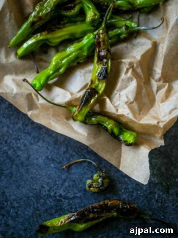 Shishito peppers