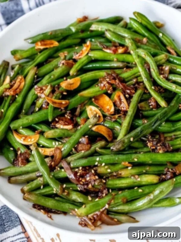 Sizzling Tofu Stir-Fry 6 Garlic Chinese Style Green Beans
