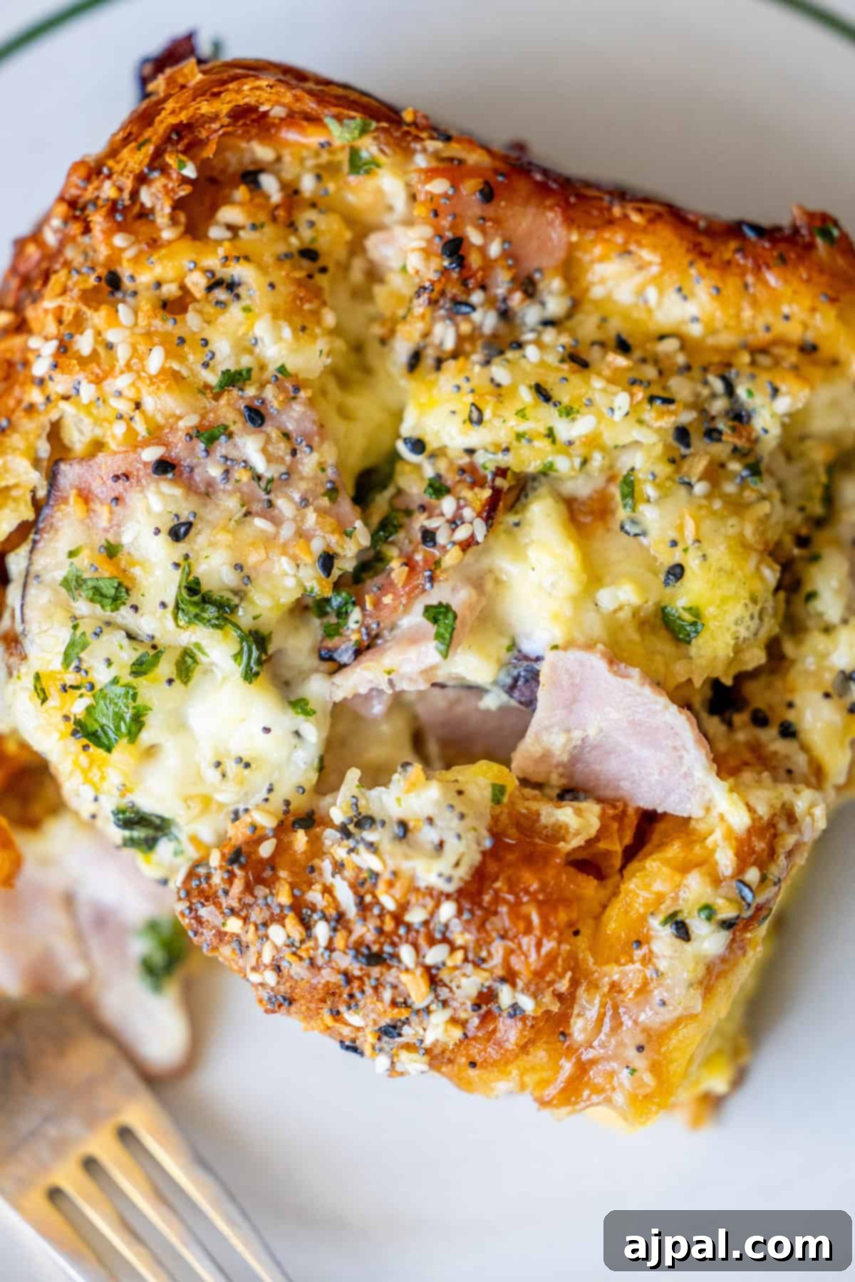 Ham and Cheese Strata