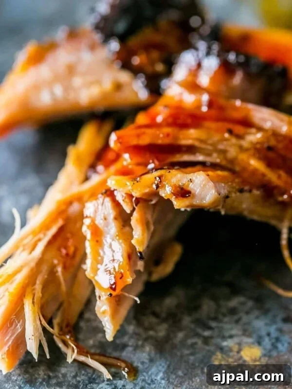 picture of pulled pork on a table